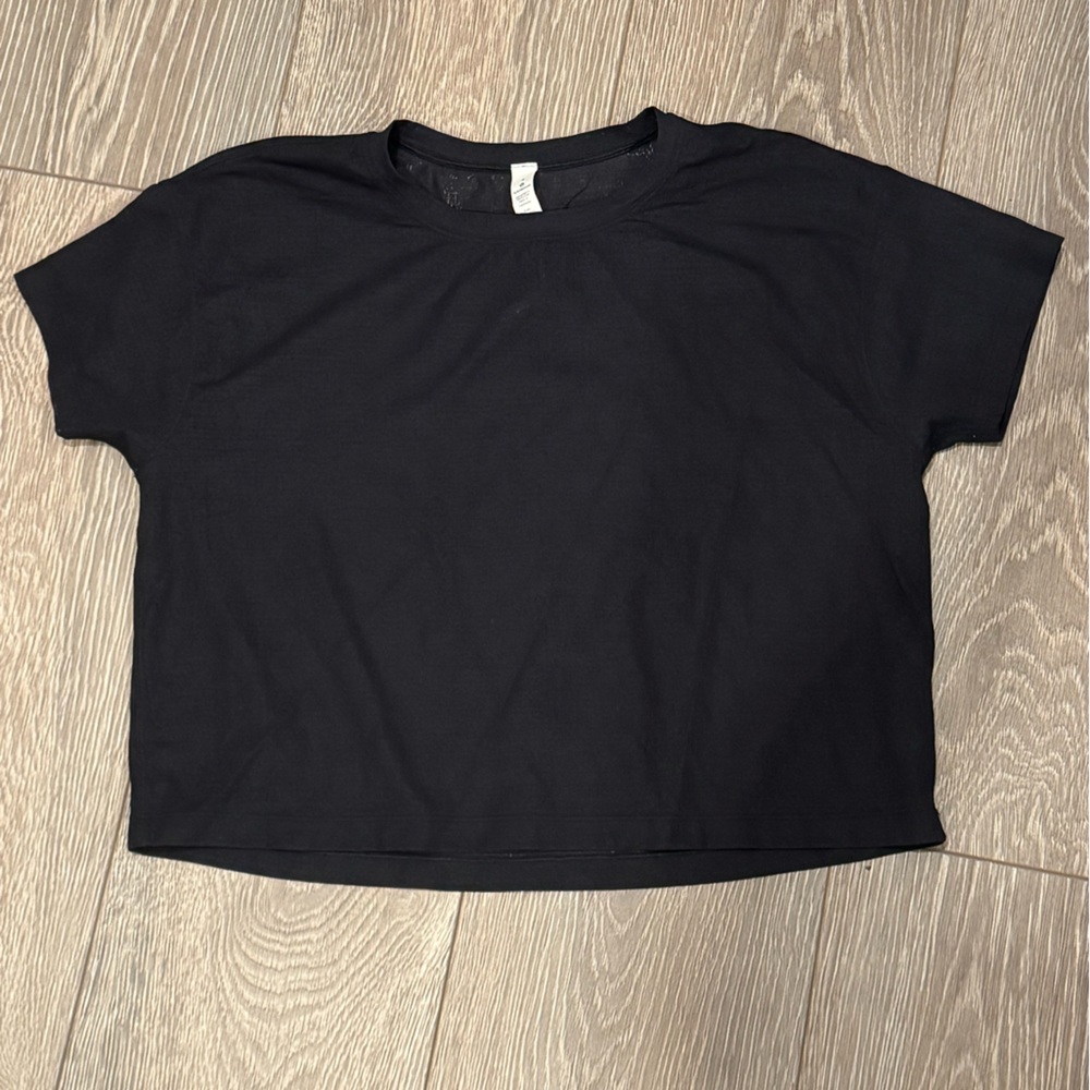 Lululemon Black Textured Top